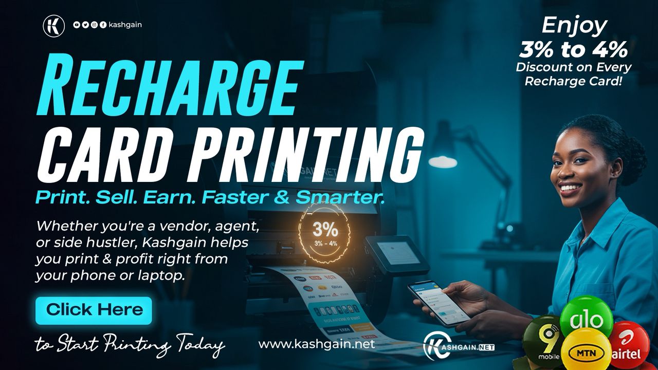 Recharge Card Printing