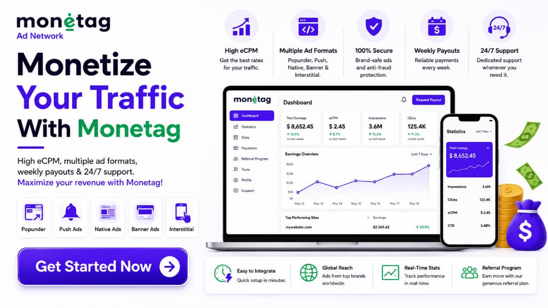 Monetag Affiliate